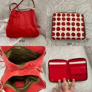 Authentic Coach bag with matching Wallet